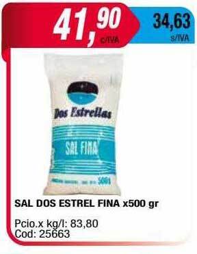 Maxiconsumo Sal Dos Estrel Fina oferta