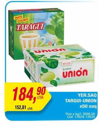 Maxiconsumo Yer Saq Taragui-union oferta