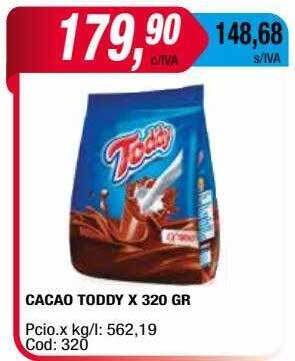 Maxiconsumo Cacao Toddy oferta