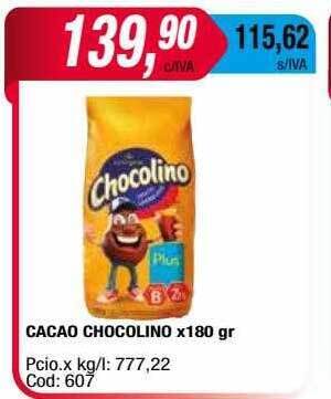Maxiconsumo Cacao Chocolino oferta