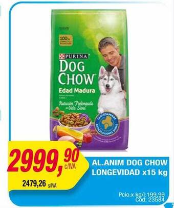 Maxiconsumo Al Anim Dog Chow Longevidad oferta