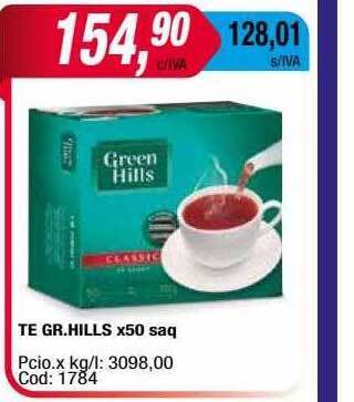Maxiconsumo Te Gr Hills oferta