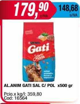 Maxiconsumo Al Anim Gati Sal C Pol oferta