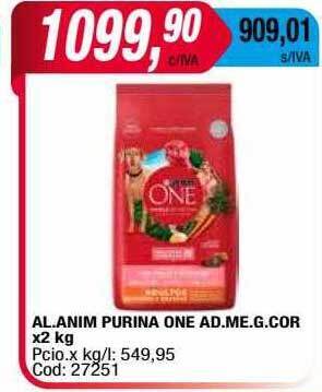 Maxiconsumo Al Anim Purina One Ad Me G Cor oferta