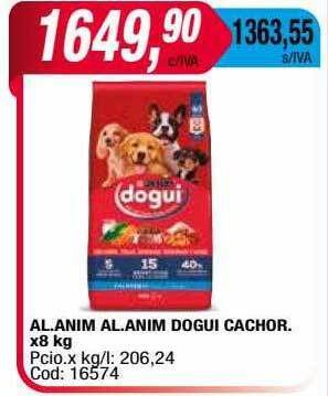 Maxiconsumo Al Anim Al Anim Dogui Cachor oferta