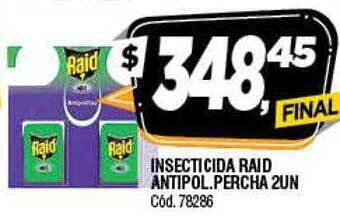 Supermercados Yaguar Insecticida Raid Antipol Percha oferta