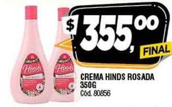 Supermercados Yaguar Crema Hinds Rosada oferta