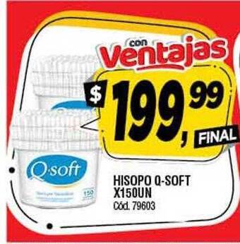 Supermercados Yaguar Hisopo Q-soft oferta