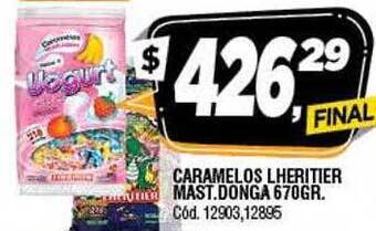 Supermercados Yaguar Caramelos Lheritier Mast Donga oferta