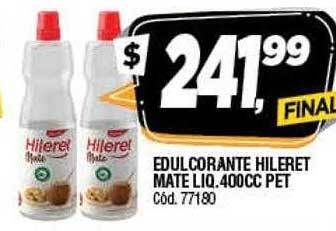 Supermercados Yaguar Edulcorante Hileret Mate Liq oferta