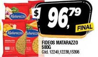 Supermercados Yaguar Fideos Matarazzo oferta