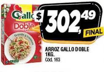 Supermercados Yaguar Arroz Gallo Doble oferta