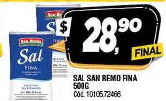 Supermercados Yaguar Sal San Remo Fina oferta