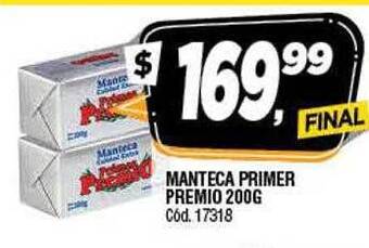 Supermercados Yaguar Manteca Primer Premio oferta