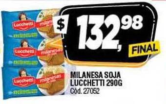 Supermercados Yaguar Milanesa Soja Lucchetti oferta