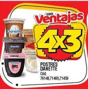 Supermercados Yaguar Postres Danette oferta