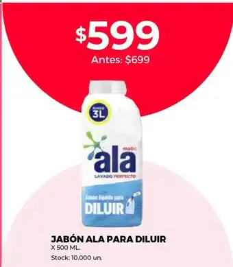 Supermercados Tadicor Ala Jabón Para Diluir x 500 ml oferta