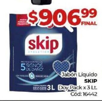 Diarco Skip Jabón Liquido Doy Pack x 3 Lt. oferta