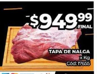 Diarco Tapa De Nalga x Kg oferta