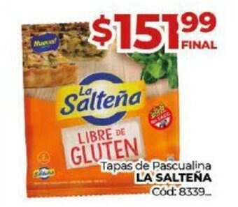Diarco La Salteña Tapas de Pascualina oferta