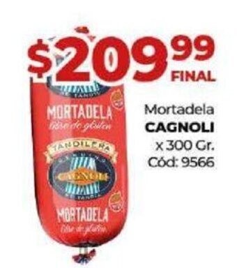 Diarco Cagnoli Mortadela x 300 Gr. oferta