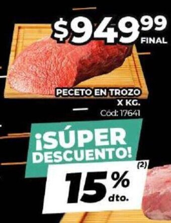 Diarco Peceto En Trozo x Kg oferta