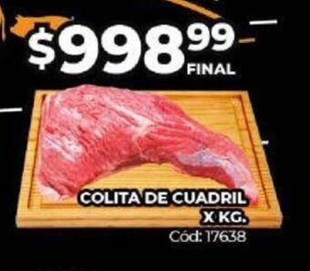 Diarco Colita De Cuadril x Kg oferta