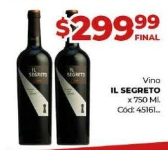 Diarco IL Segreto Vino x 750 Ml oferta