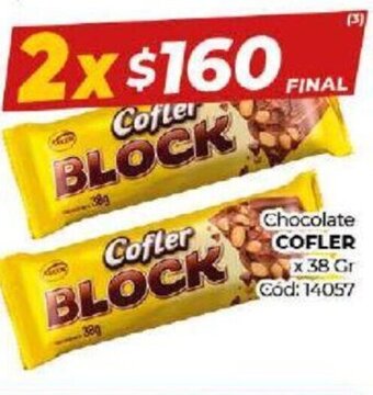 Diarco Cofler Chocolate x 38 Gr. oferta