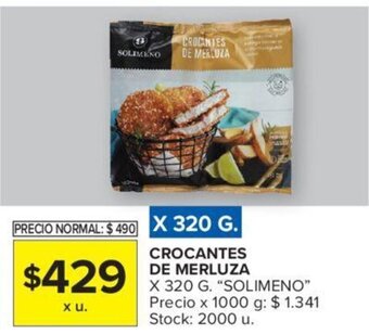 Carrefour Solimeno Crocantes De Merluza x 320g oferta