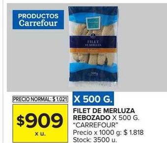 Carrefour Filet De Merluza Rebozado Carrefour oferta
