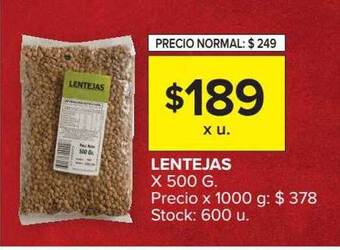 Carrefour Market Lentejas oferta