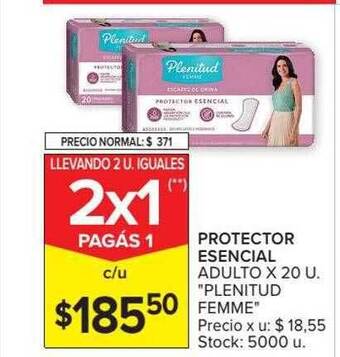 Carrefour Protector Esencial Adulto Plenitud Femme oferta