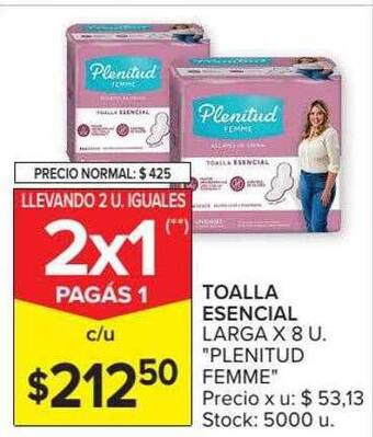 Carrefour Toalla Esencial Larga Plenitud Femme oferta