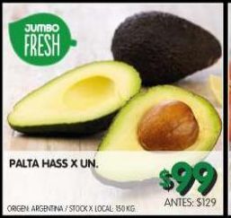 Jumbo Palta hass x un oferta