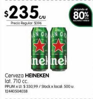 Jumbo Cerveza heineken 710cc oferta