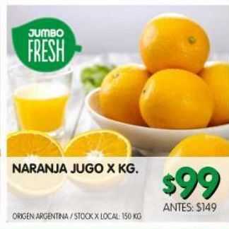 Jumbo Naranjas para jugo kg oferta