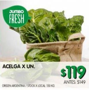 Jumbo Acelga x un oferta