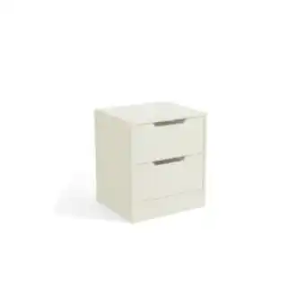Mesa de luz 2 cajones kappesberg eu021 off white