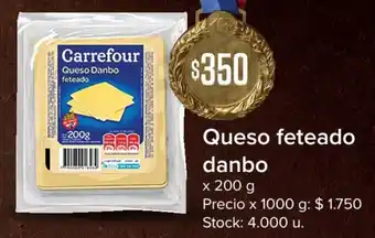 Carrefour Carrefour Queso feteado danbo x 200 g oferta