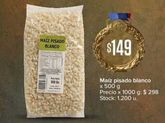 Carrefour Maíz pisado blanco x 500 g oferta
