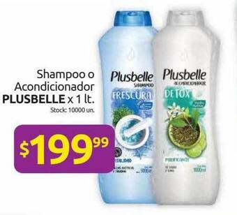 Cordiez Shampoo O Acondicionador Plusbelle oferta