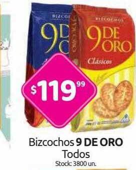 Cordiez Bizcochos 9 De Oro Todos oferta