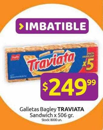 Cordiez Galletas Bagley Traviata Sandwich oferta