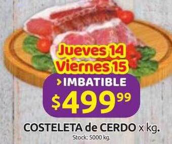 Cordiez Costeleta De Cerdo oferta