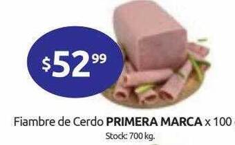 Cordiez Fiambre De Cerdo Primera Marca oferta