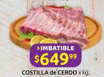 Cordiez Costilla De Cerdo oferta