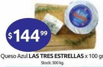 Cordiez Queso Azul Las Tres Estrellas oferta