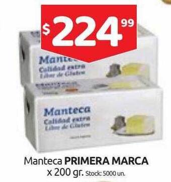 Cordiez Manteca Primera Marca oferta