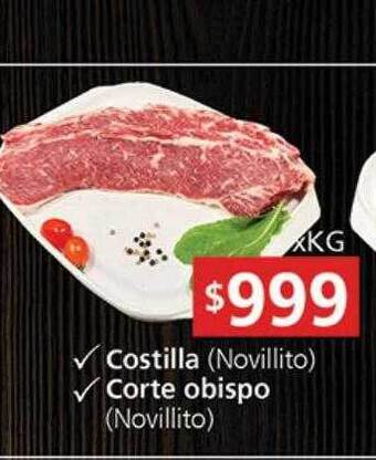 Supermercados Aiello Costilla, Corte Obispo oferta
